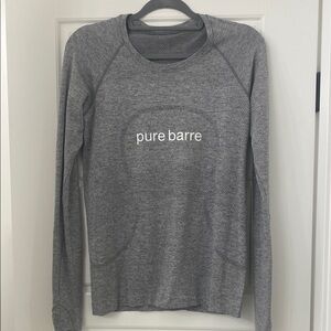 lululemon athletica Gray Long Sleeve Tee